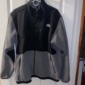 The North Face Gray & Black Zip-up Jacket